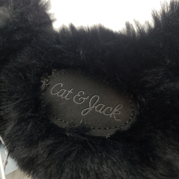 Girls Open Toe Fluffy Slippers - Picture 3 of 3